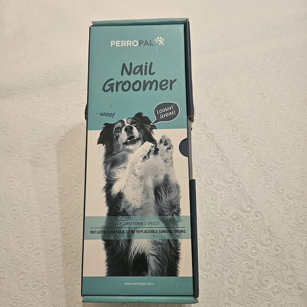Dog Nail Grinder with Low Vibration and 2 Speeds